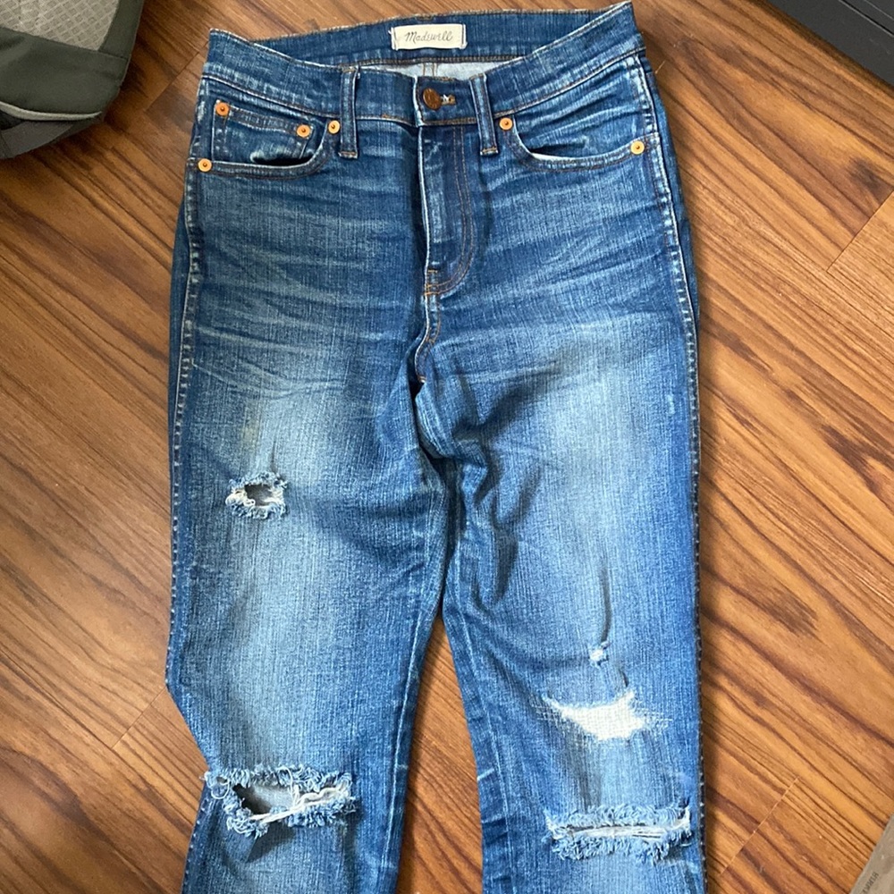Madewell 9” high rise skinny skinny jeans